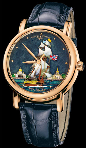 Ulysse Nardin 136-11 / SHT Classico Enamel San Marco Cloisonne Shtandart watch for sale